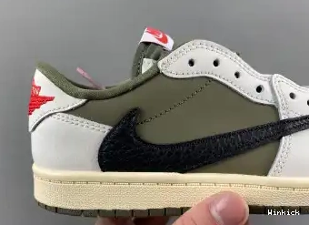 Low Air Jordan Scott DZ7866-2001 1 Fragment OG x x (KIDS)Travis 0422